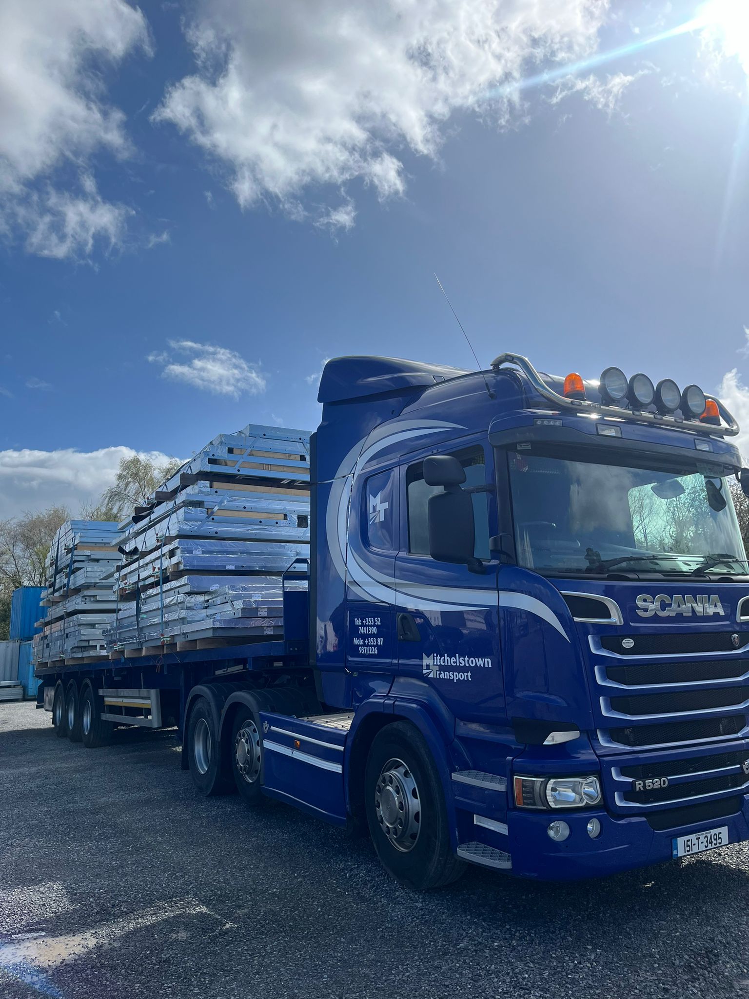 image of truck fully loaded